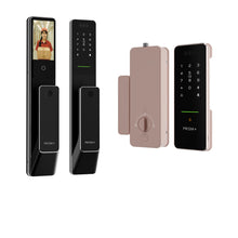 sentinel-ultra-door-lock-onyx-black-sentra-ultra-gate-lock-copper-rose main