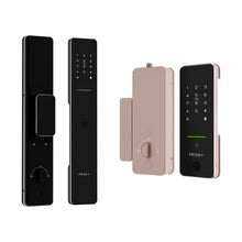 spectre-door-lock-onyx-black-sentra-gate-lock-copper-rose main