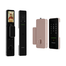 spectre-ultra-door-lock-onyx-black-sentra-ultra-gate-lock-copper-rose main