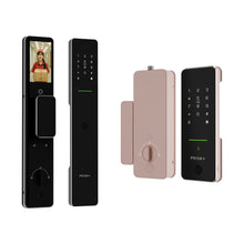 spectre-ultra-door-lock-onyx-black-sentra-gate-lock-copper-rose main